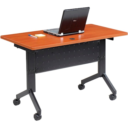Interion By Global Industrial Flip-Top Table, 24 in W, 48 in L, 29-1/2 in H 695123